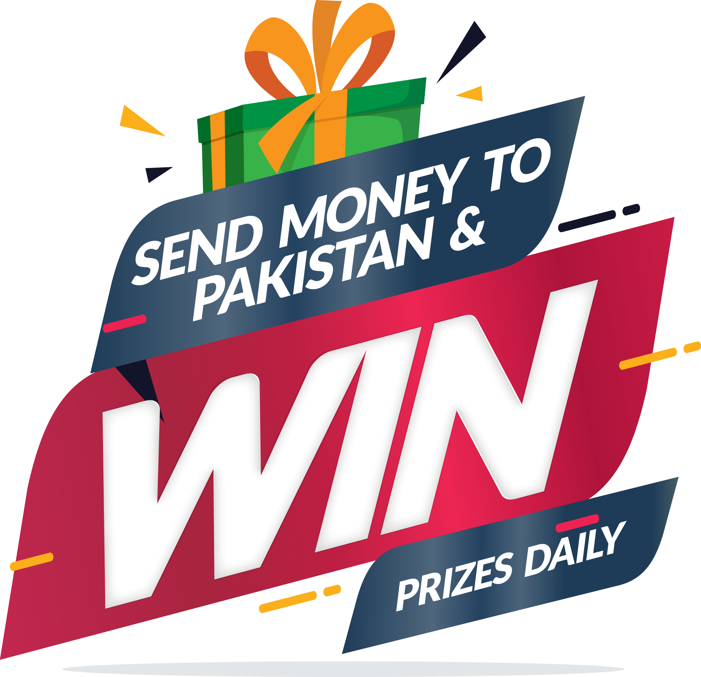 Send money to Pakistan & Win daily prizes!